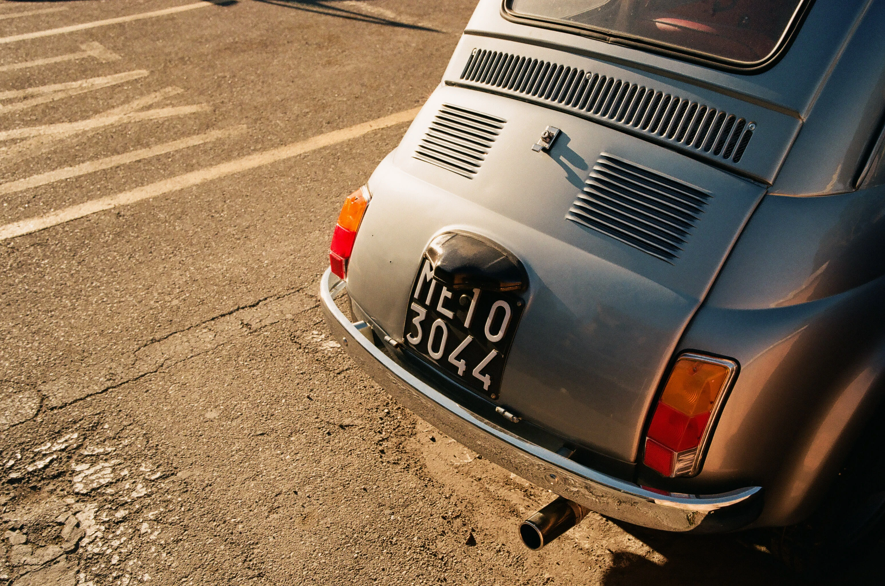 A car in Taormina