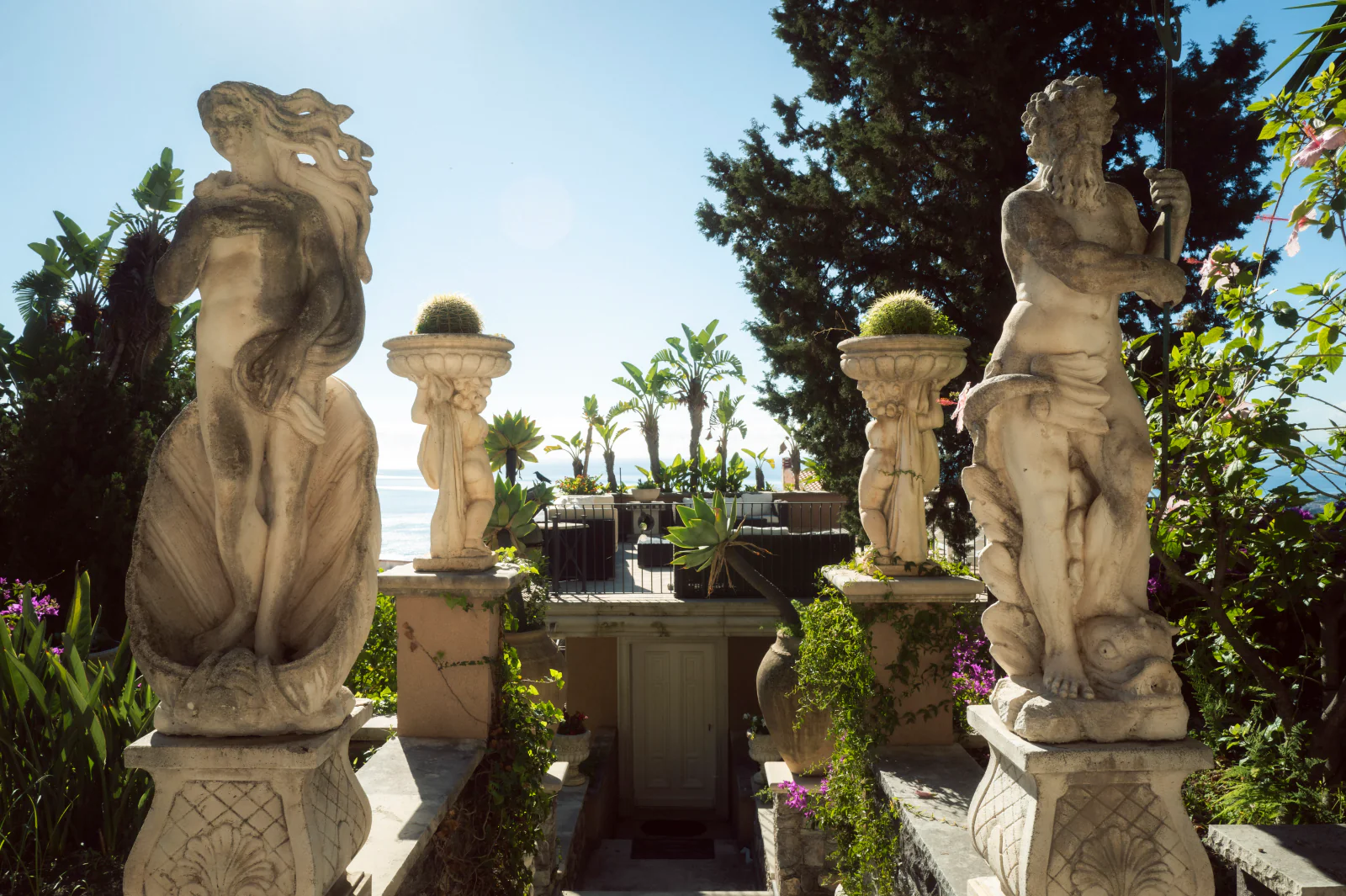Giardini di una casa di Taormina